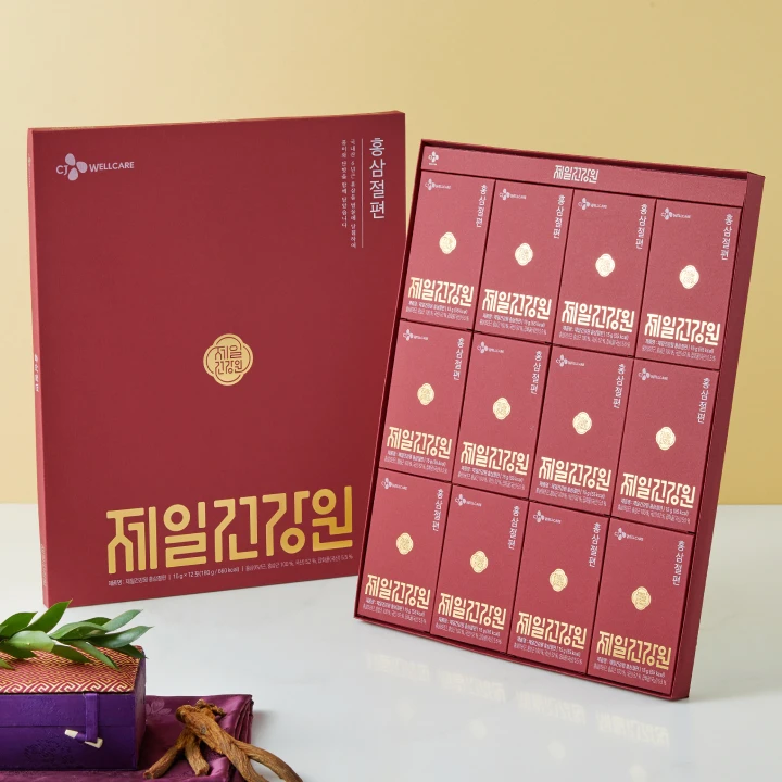 [26추석 선물세트]제일건강원 홍삼절편 15gX12개