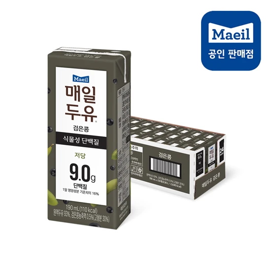 매일두유 검은콩 190ml 24팩