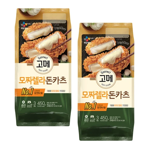 [1000개한정]고메 모짜렐라돈카츠450gX2개