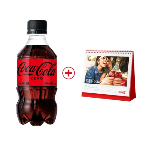 [행사]코카-콜라 제로 300ml x 24개+[증정]코카콜라캘린더