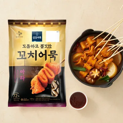[1+1] 삼호 꼬치어묵(마라) 500g