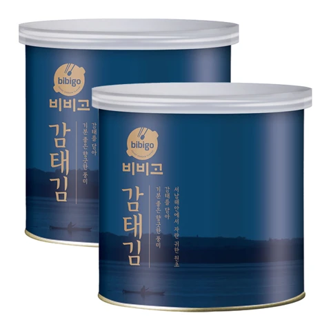 비비고 감태김 25g(캔)X2개