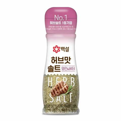 백설 허브맛솔트 와인&버터 40g