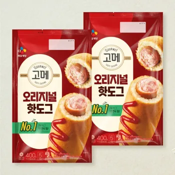 고메 오리지널 핫도그 400gX2개