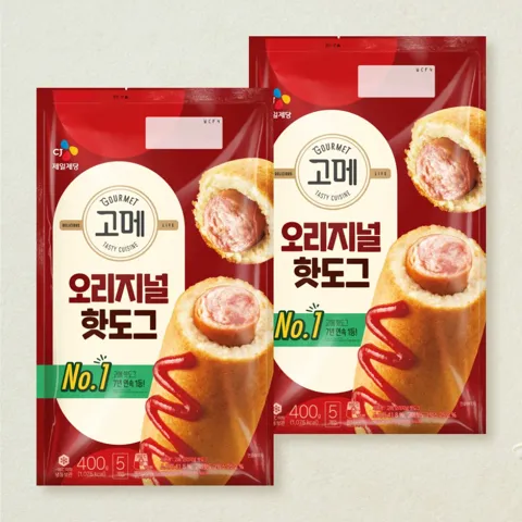 고메 오리지널 핫도그 400gX2개