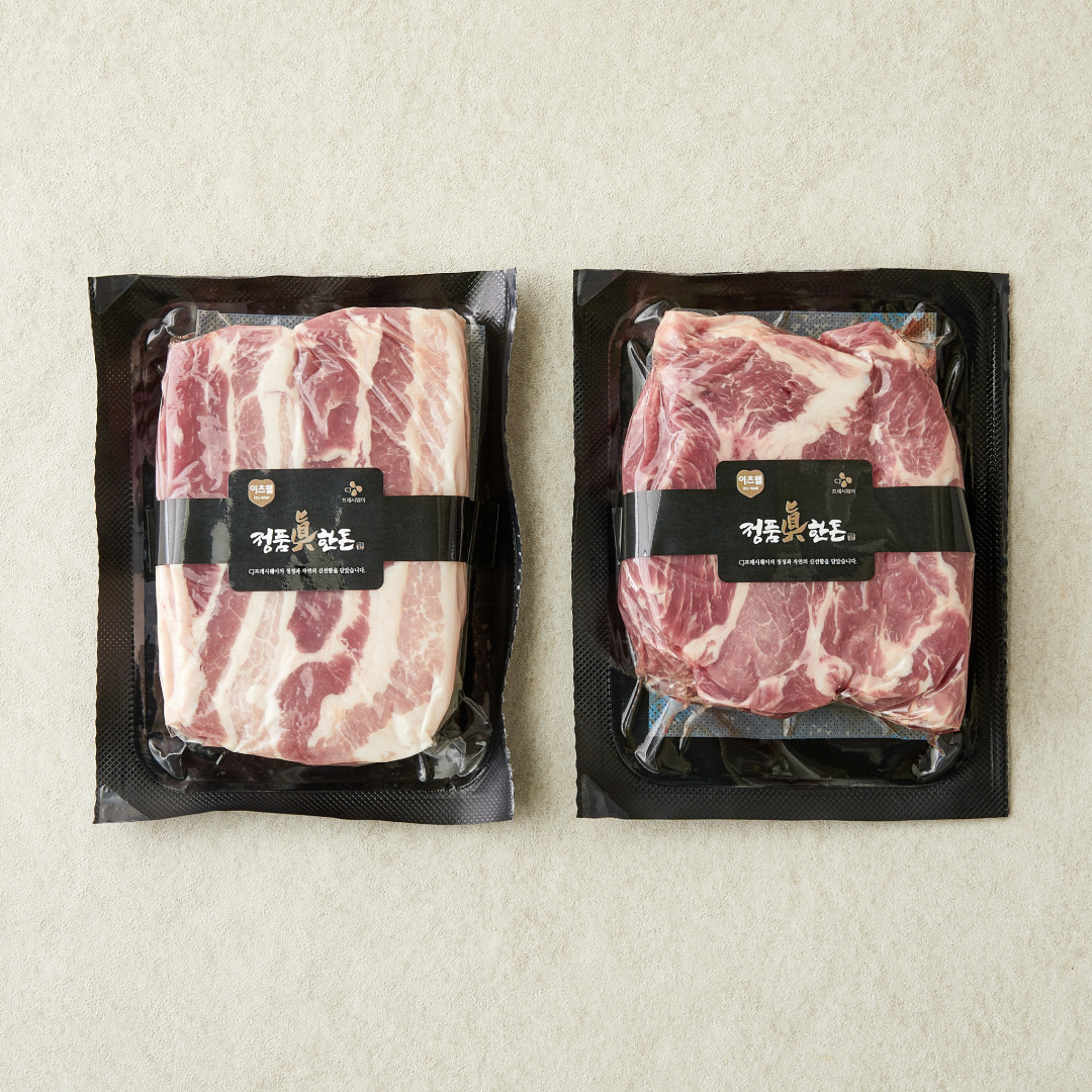 정품진 한돈 수육500g+목살 500g