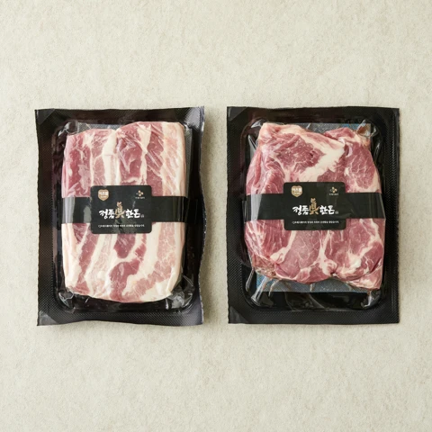 정품진 한돈 수육500g+목살 500g