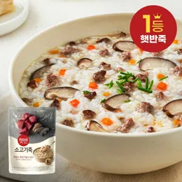 햇반소프트밀 소고기죽 420g