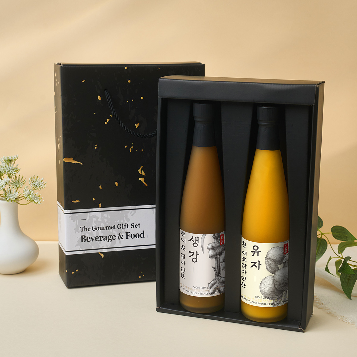 [26추석 선물세트]통째로 갈아만든 생강&유자500ml 2호