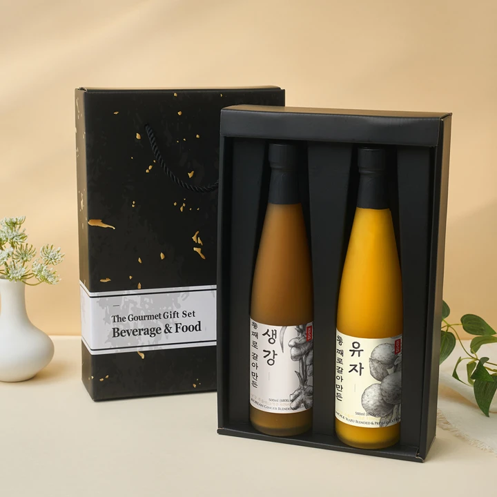 [26추석 선물세트]통째로 갈아만든 생강&유자500ml 2호