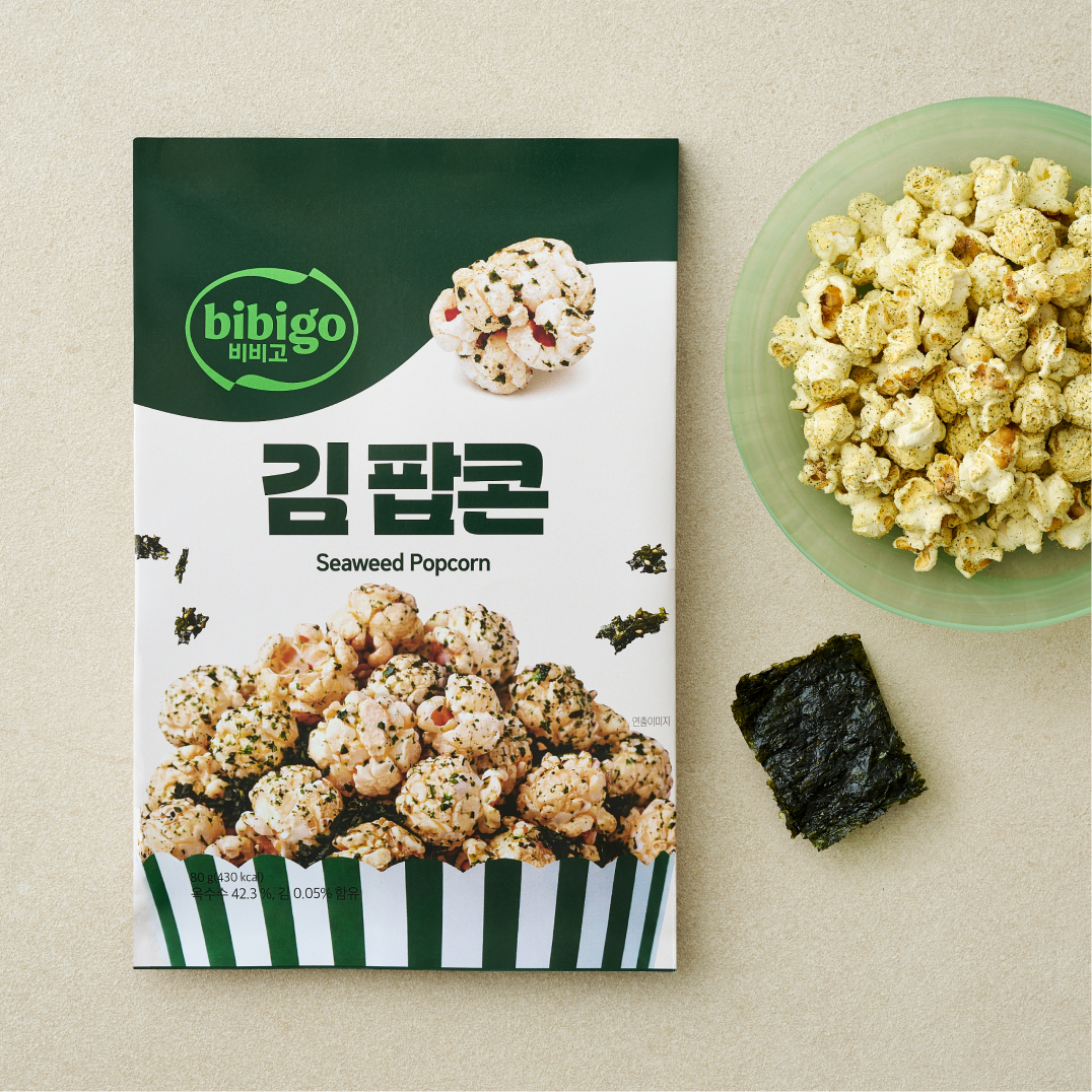 비비고 김 팝콘 80G