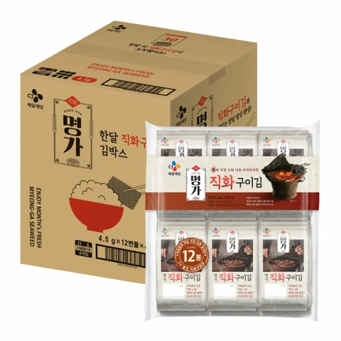 명가 한달직화구이김박스12EA*4