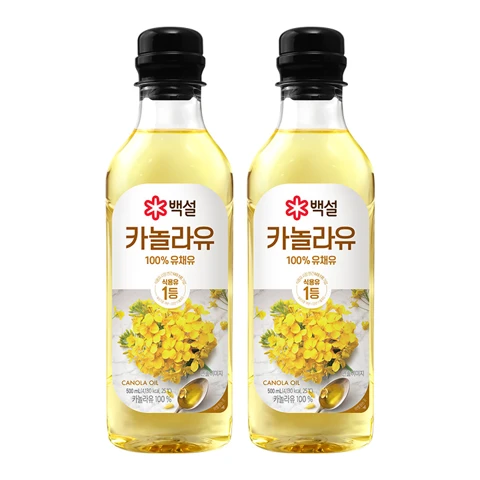 백설 카놀라유 500mlX2개