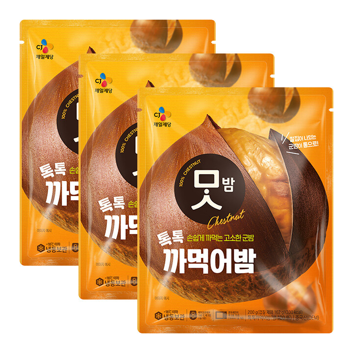 톡톡까먹어밤 200gX3개(소비기한 : 2026-04-27)