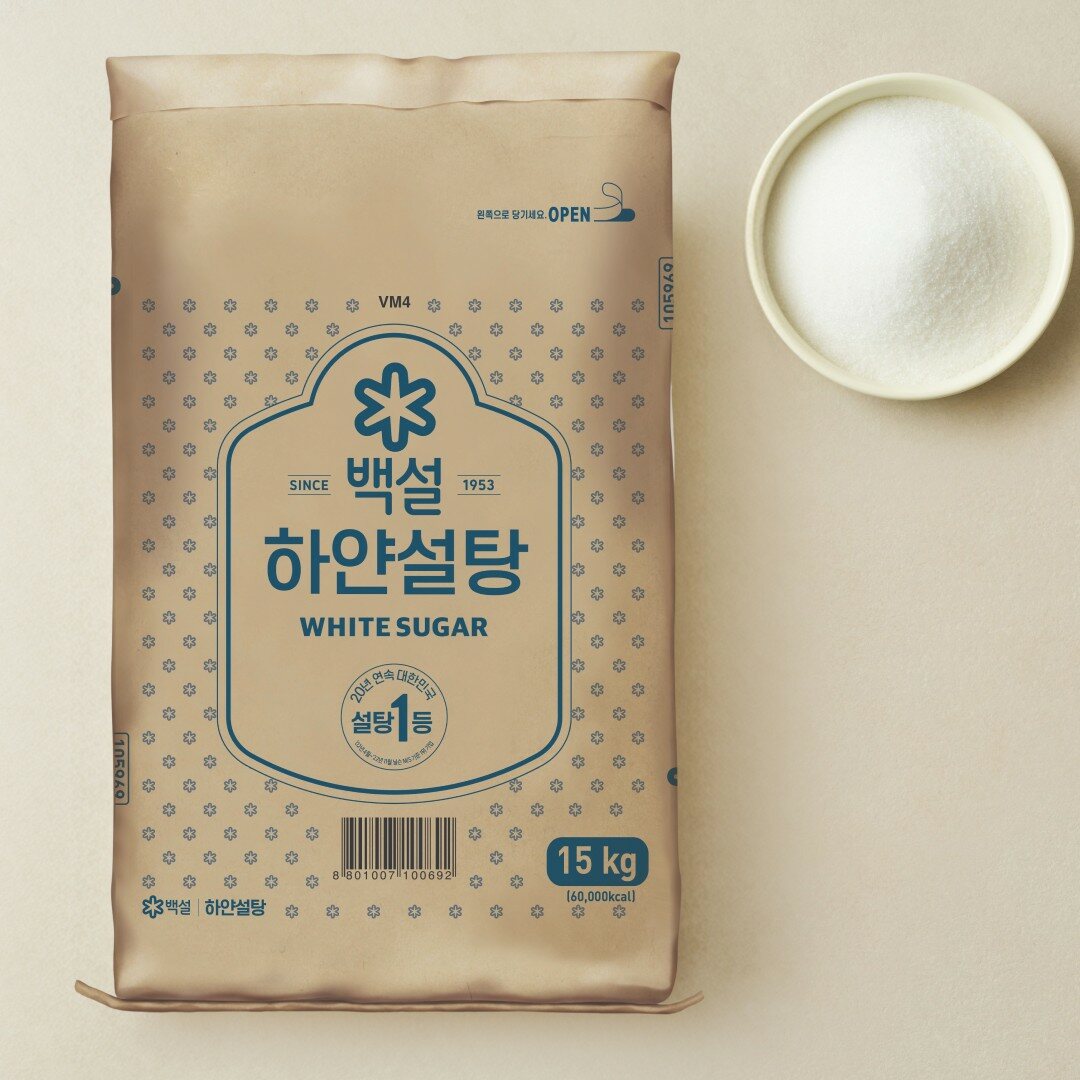 [CJ더마켓] [대용량]백설 하얀설탕 15kg