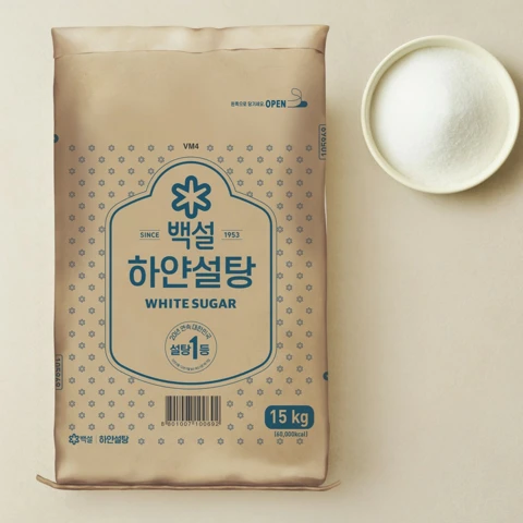 [대용량]백설 하얀설탕 15kg