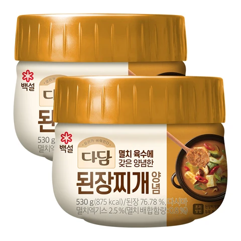 다담 된장찌개 양념 530gX2개