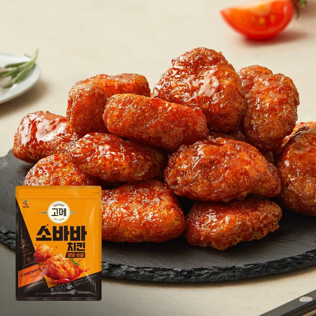 고메 소바바치킨 양념 순살 600g