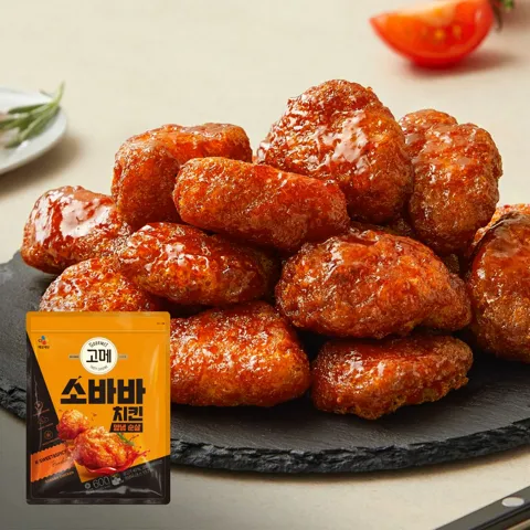 고메 소바바치킨 양념 순살 600g