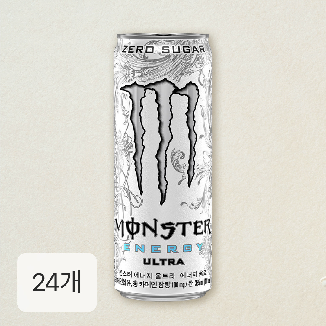 [CJ더마켓] 몬스터 에너지 울트라 355ml X24