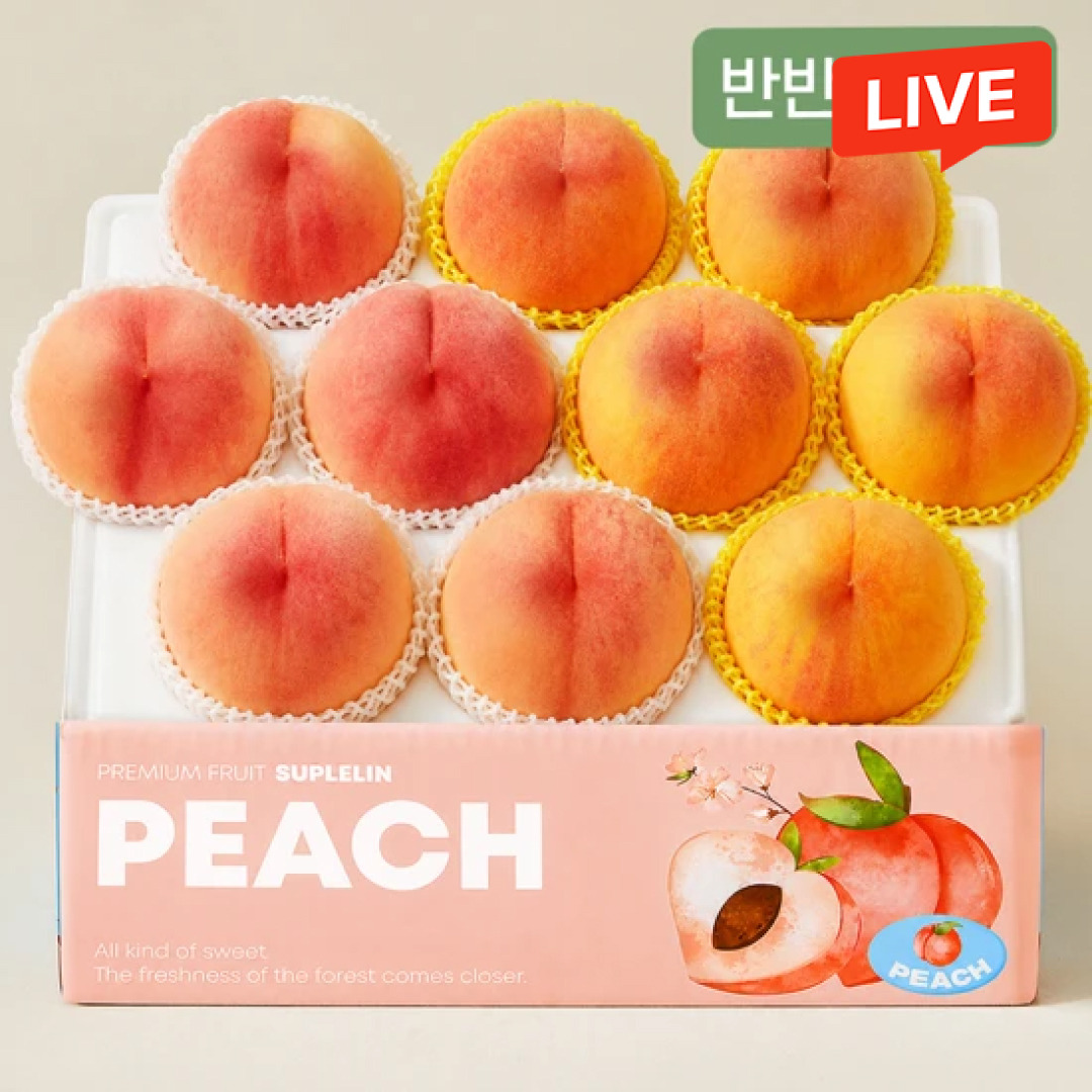 [CJ더마켓] 수플린 피치셀렉션 황도백도 2.5kg
