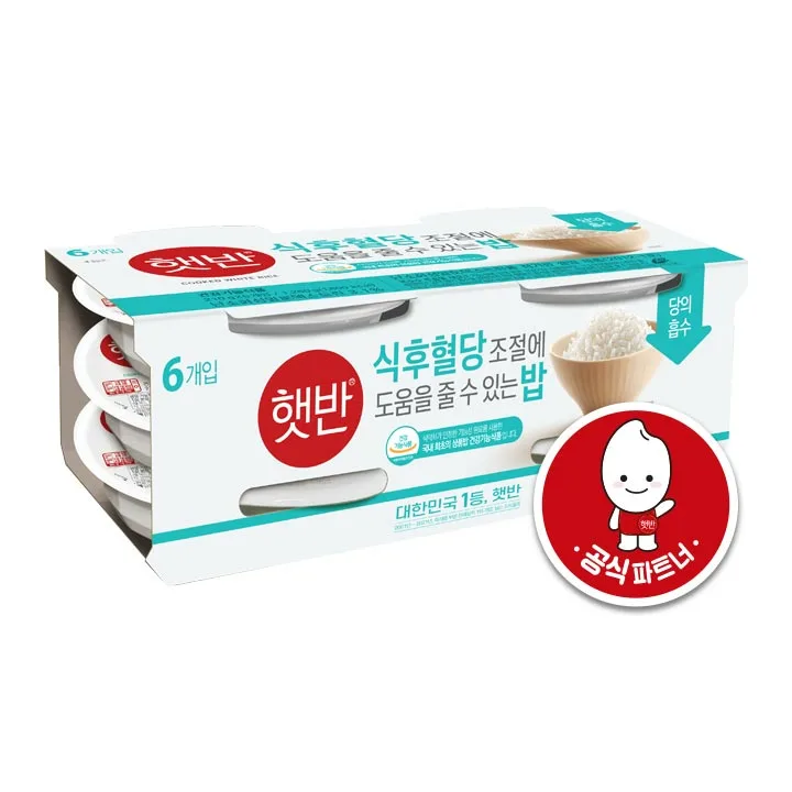 햇반 식후혈당조절 도움밥 210gX6개 (소비기한: 2026-09-03)
