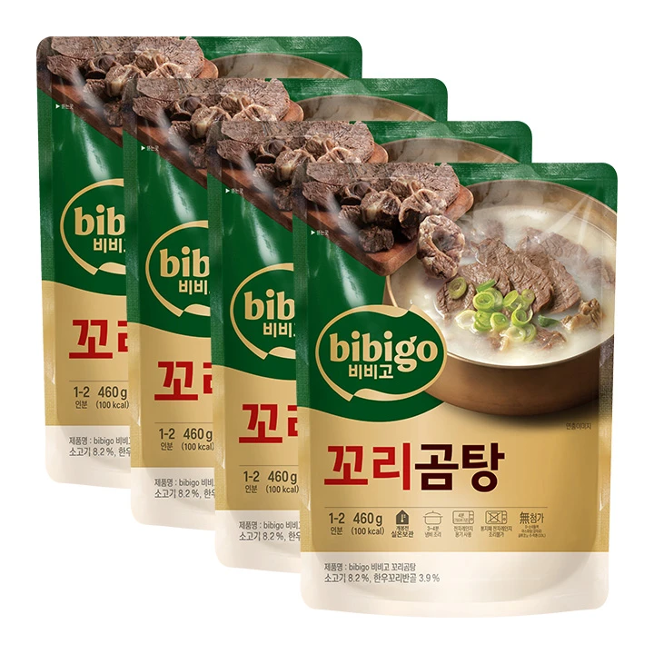 비비고 꼬리곰탕 460gx4개