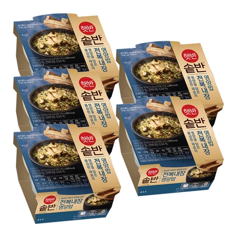 [5+5]햇반 솥반 전복내장영양밥 200G