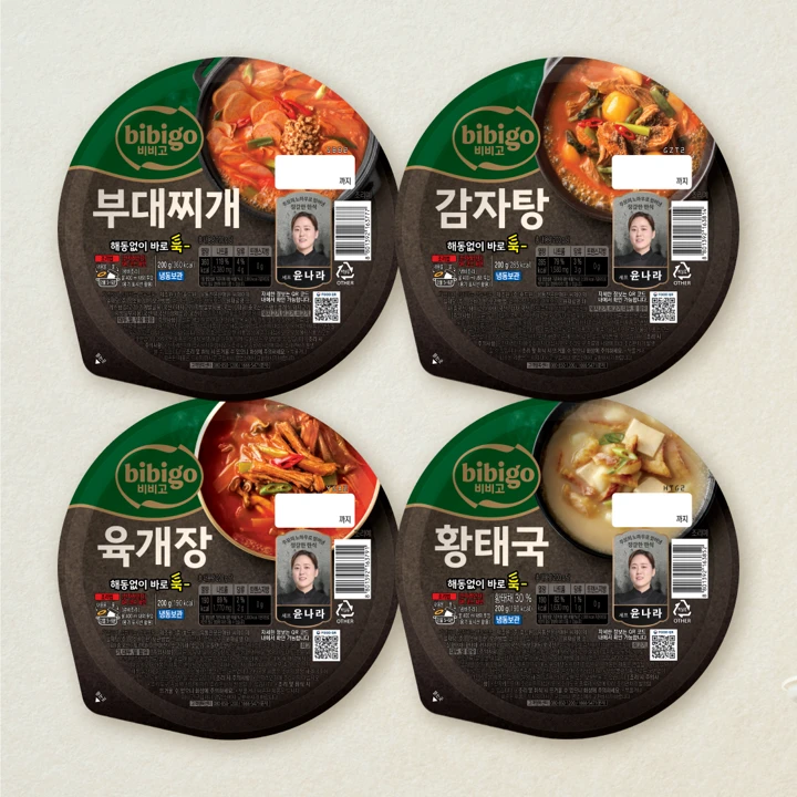 [무료배송]부대찌개200g+육개장200g+감자탕200g+황태국200g