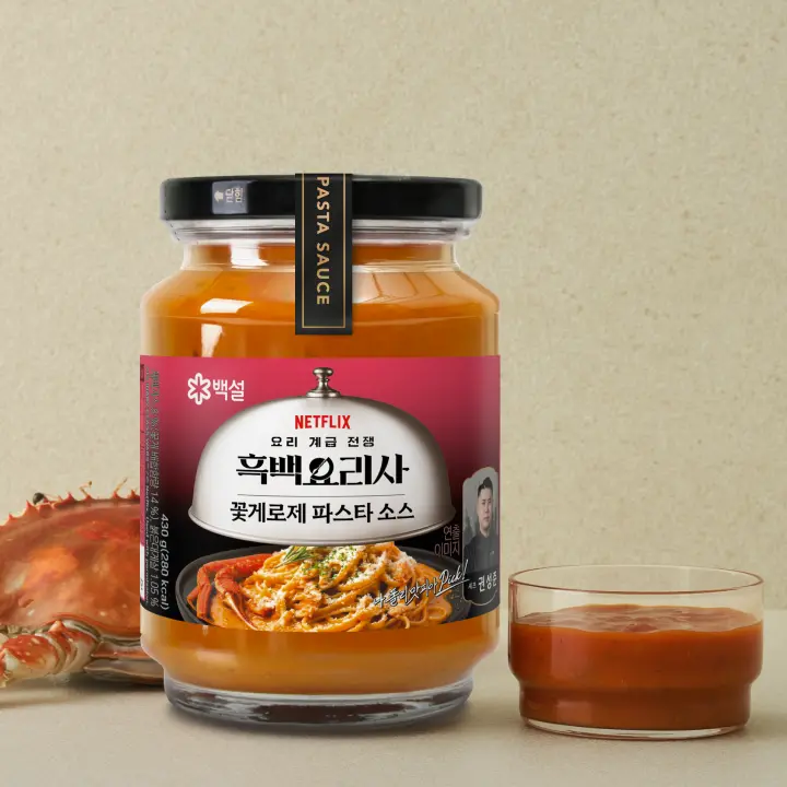 백설 꽃게로제 파스타소스 430G