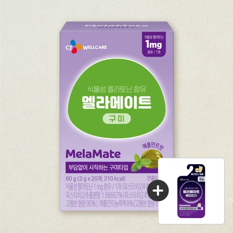 멜라메이트구미 애플민트맛 3GX20입