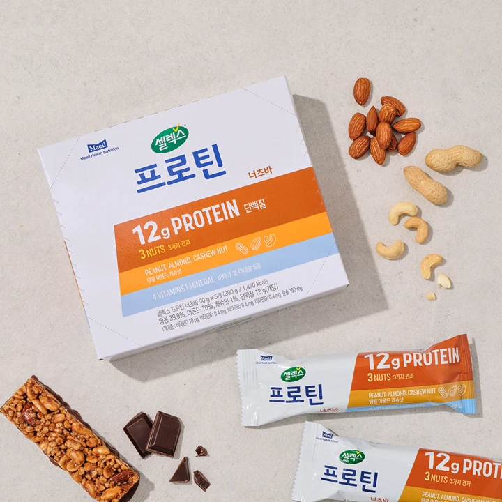 셀렉스 프로틴바 너츠 50gX12개