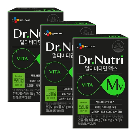 닥터뉴트리 멀티비타민 맥스 60정(2개월분)X3개