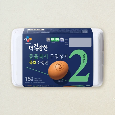 더건강한 동물복지 무항생제 목초 유정란 15구