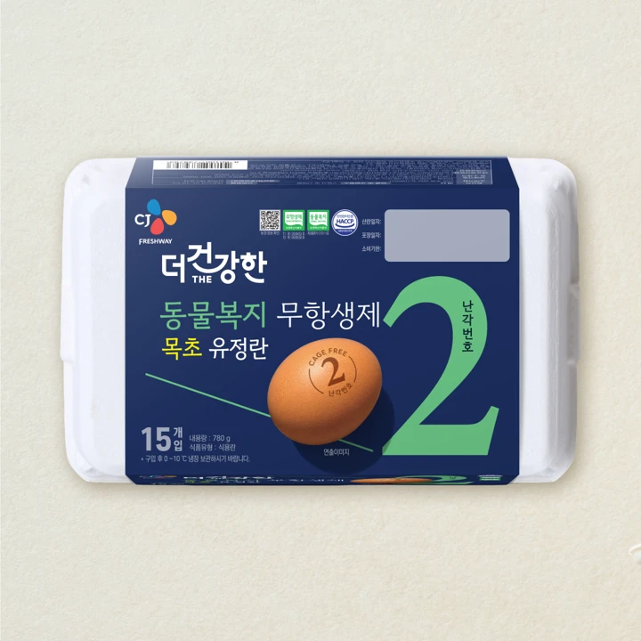 더건강한 동물복지 무항생제 목초 유정란 15구