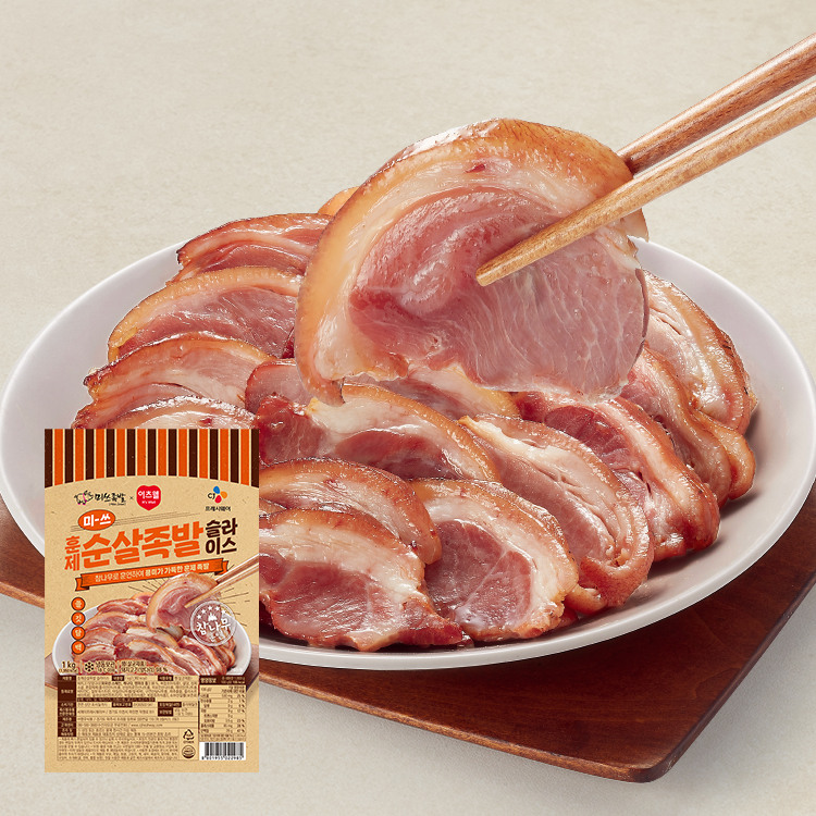 [행사]미쓰족발X이츠웰 훈제족발 슬라이스 1Kg
