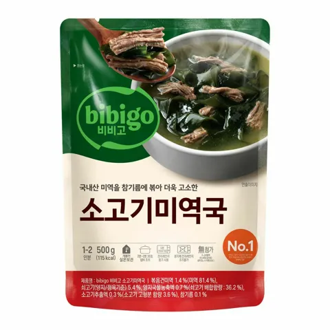 [1+1]비비고 소고기 미역국 500g