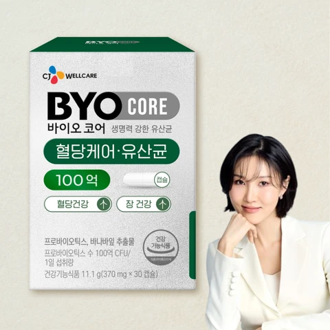 바이오코어 혈당케어 유산균 30캡슐(1개월)