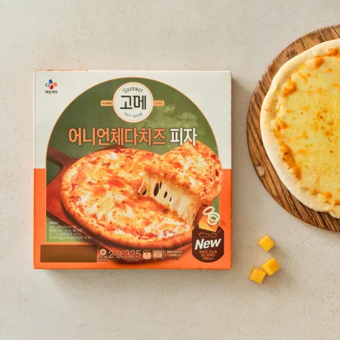 고메 어니언체다치즈 피자 325g