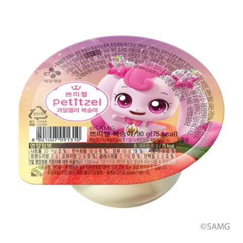 쁘띠첼 복숭아 90gX30개(1box)
