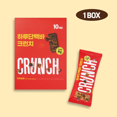 하루단백바 크런치 카카오맛 35gX10개