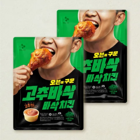 [무료배송]CJ 고추바삭바삭치킨 850gX2개(소비기한:2026-07-29)
