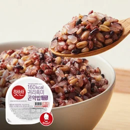 햇반 귀리흑미곤약밥 150g