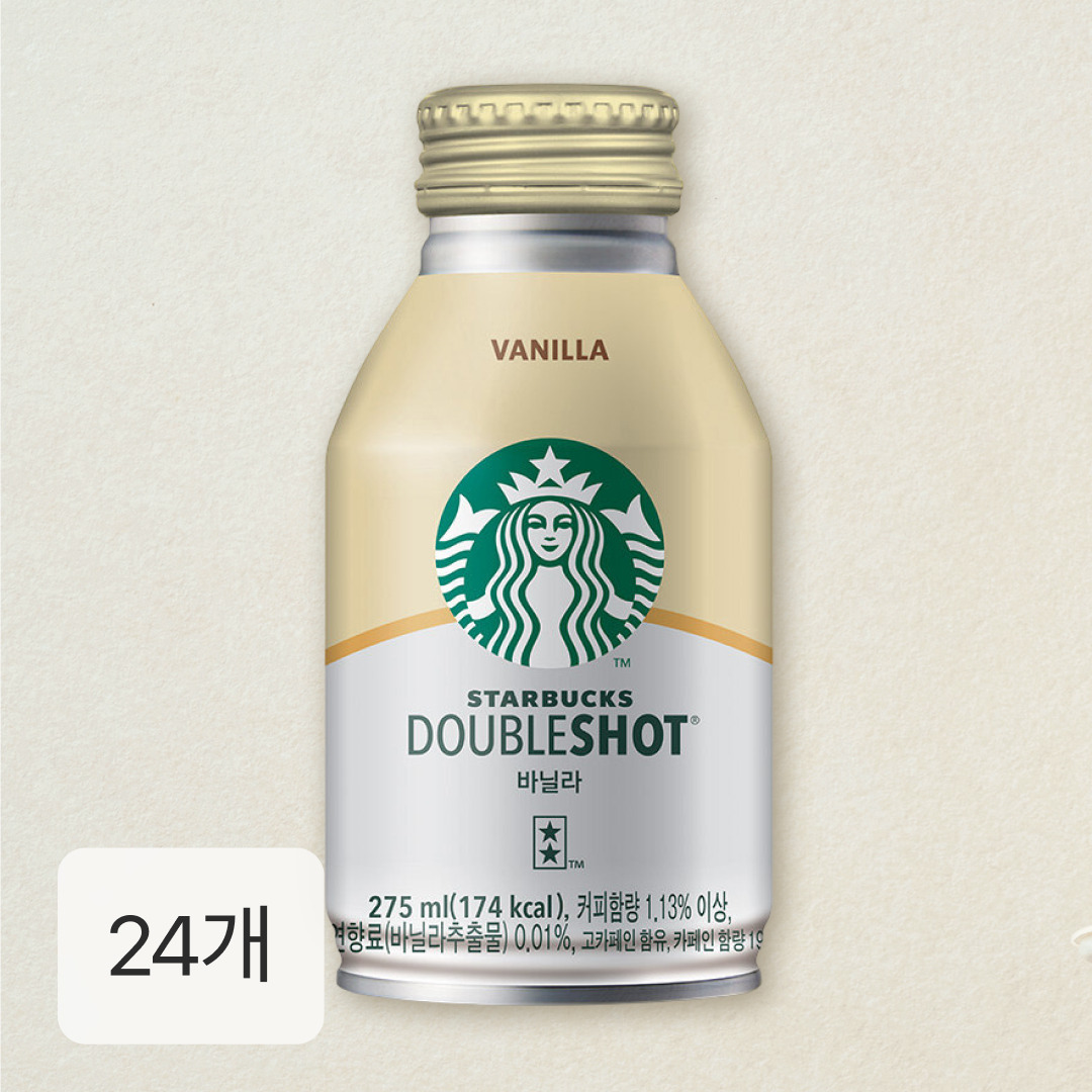 스타벅스 더블샷 바닐라 275ml X 24캔