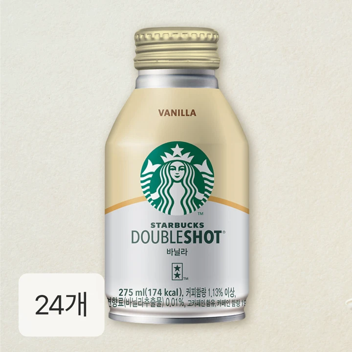 스타벅스 더블샷 바닐라 275ml 24캔