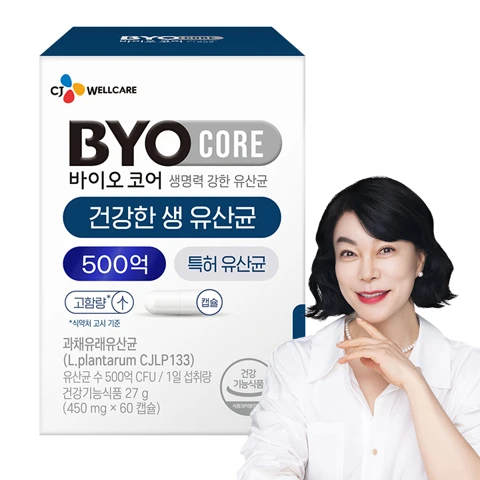 [1+1]바이오코어 500억 유산균 60캡슐(1개월)