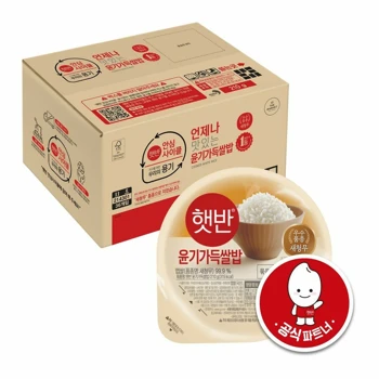 [UPCYCLE][윤기가득쌀밥]햇반 백미 210gX36개