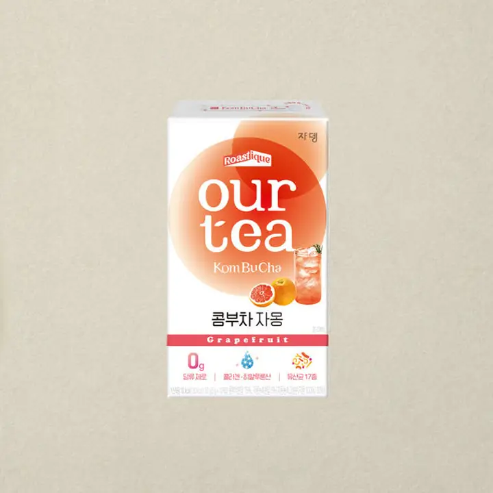쟈뎅 아워티 콤부차 자몽 10pX20cX2개