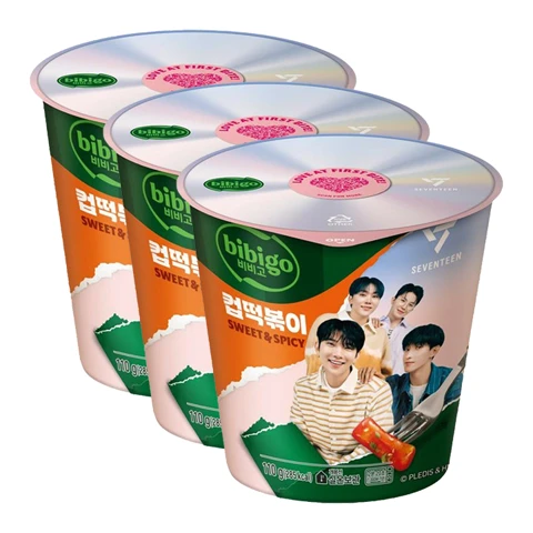 [비비고|세븐틴]비비고 컵떡볶이 110gX3개