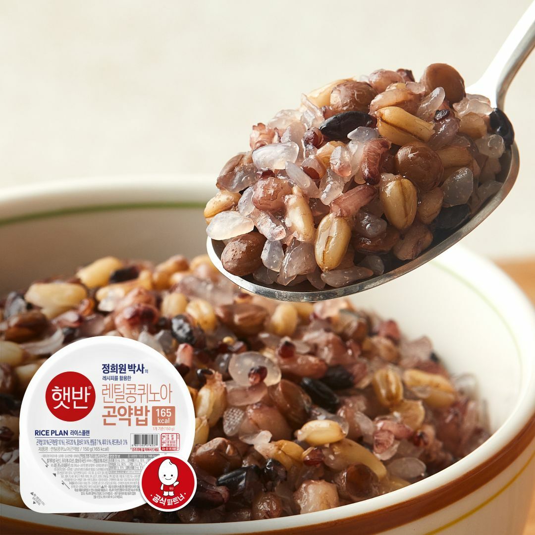[박스특가]햇반 렌틸콩퀴노아곤약밥 150gx24개